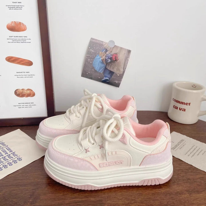 Damen Komfortable Sneakers mit voluminöser Sohle und weichem Innenfutter Drune