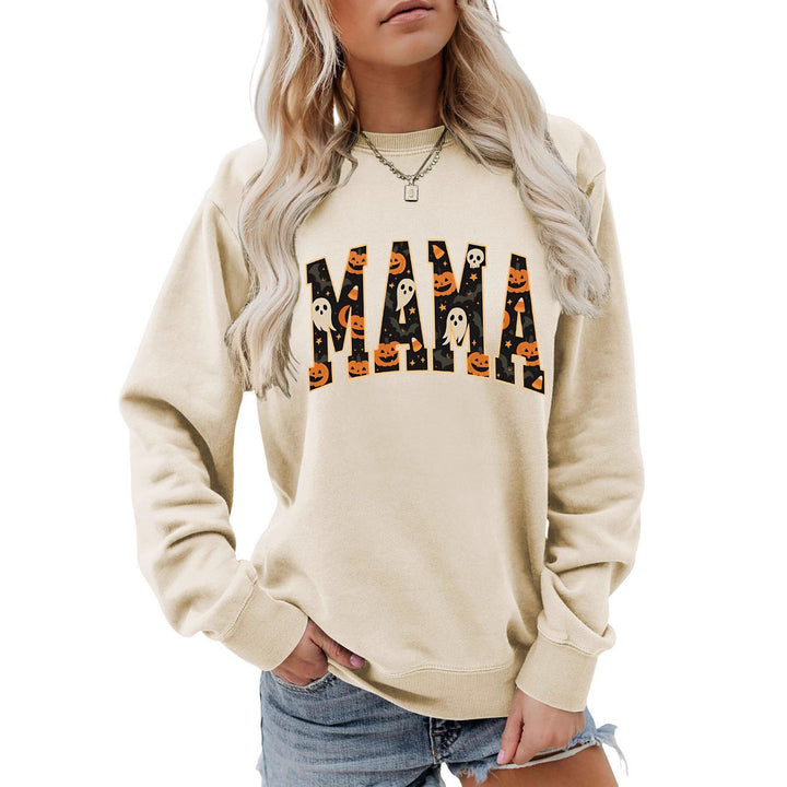 Damen Sweatshirt mit lustigem Halloween-Design und komfortablem Schnitt Drune