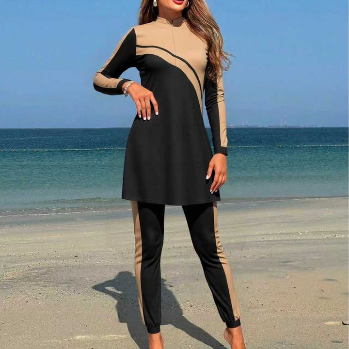 Damen Sport-Oberteil mit eleganter Leggings Drune