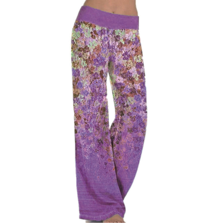 Damen Weitgeschnittene Blumenmuster-Hose Drune