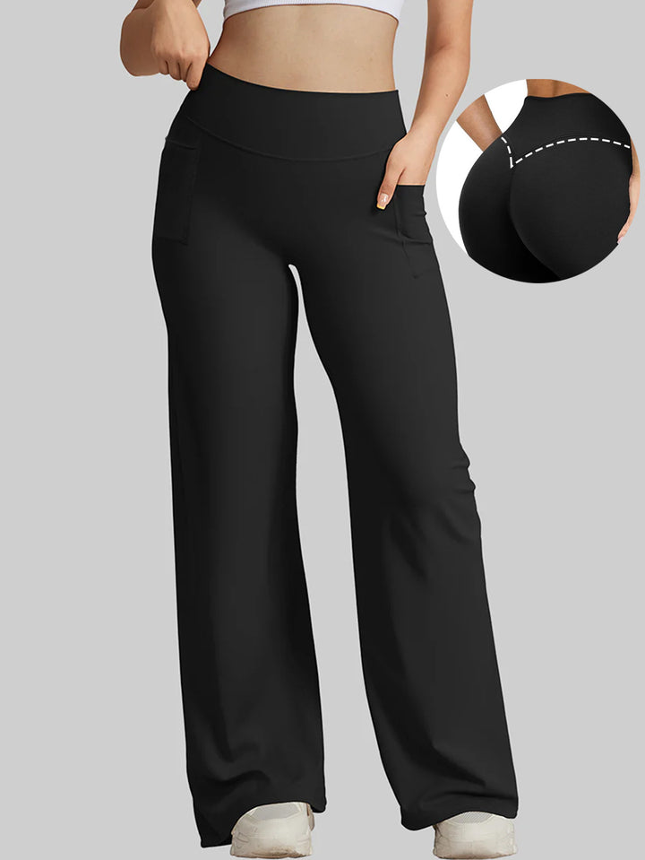Damen Sportliche Hochbund-Leggings Drune