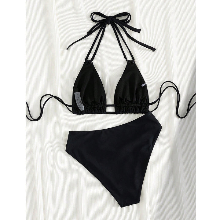 Damen Triangel-Bikini mit verstellbaren Trägern und modischem Schnitt Drune