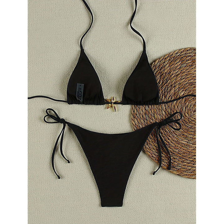 Damen Triangel-Bikini mit eleganter Stern-Applikation Drune
