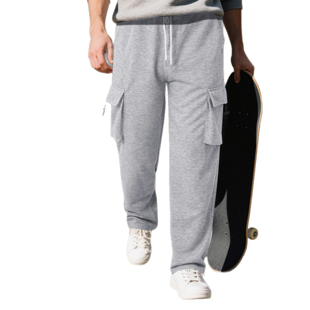 Herren lässige Cargo-Hose mit elastischem Bund und praktischen Seitentaschen Drune