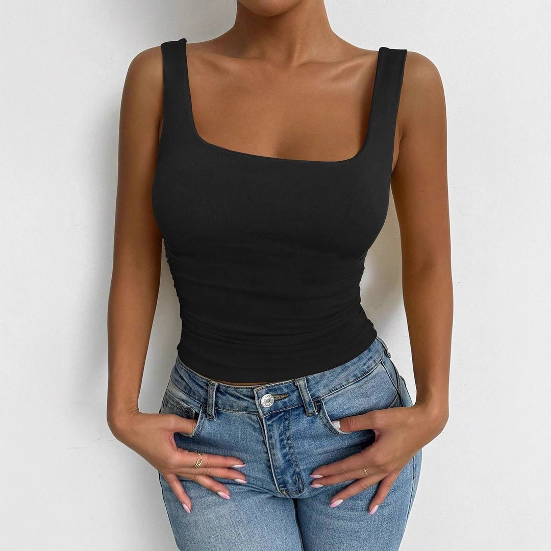 Damen Figurbetontes Top Drune