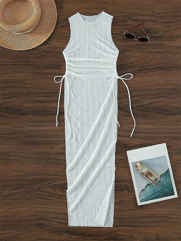 Damen Maxikleid mit elegantem Wickeldesign Drune