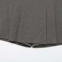 Damen elegante Shorts mit dekorativem Gürtel Drune