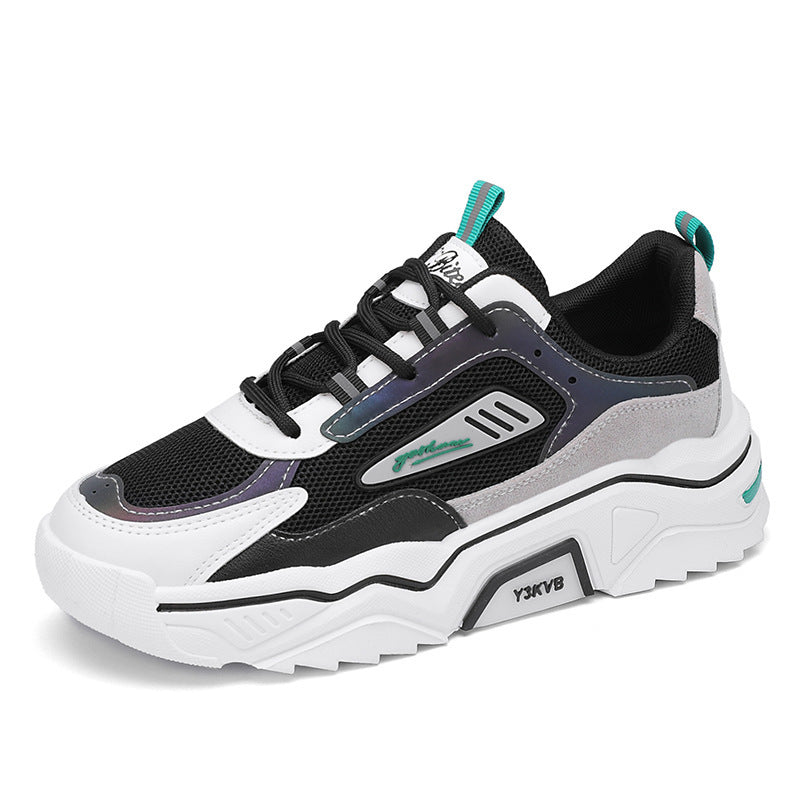 Damen Sportliche Lauf-Sneaker mit stabiler Sohle und atmungsaktiver Netzstruktur Drune