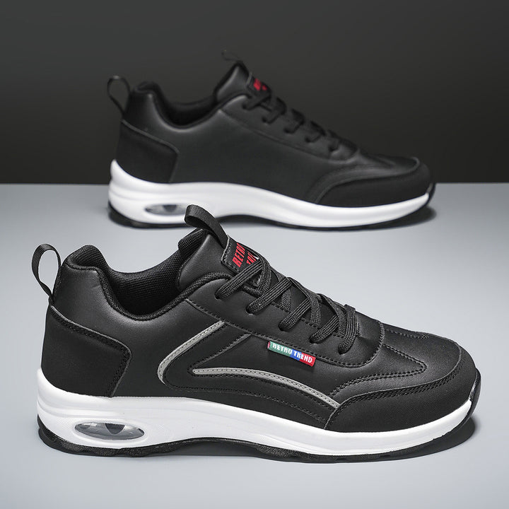 Herren atmungsaktive Freizeit-Plateau-Sneaker mit Luftkammersohle und gepolstertem Komfortfußbett Drune
