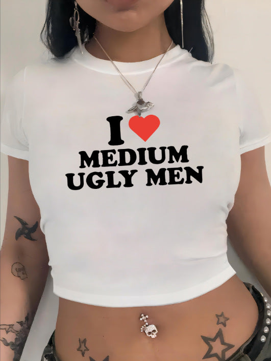 Damen Crop-Top mit innovativem Spinnen-Netz-Design Drune