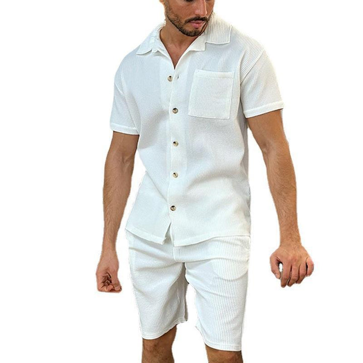 Drune Polo Kurzarm-Shorts Set