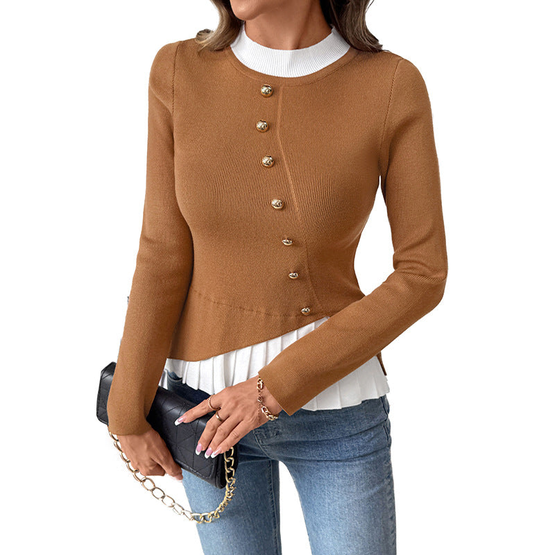 Damen Strickjacke mit eleganten Knopfdetails und lässigem Schnitt Drune