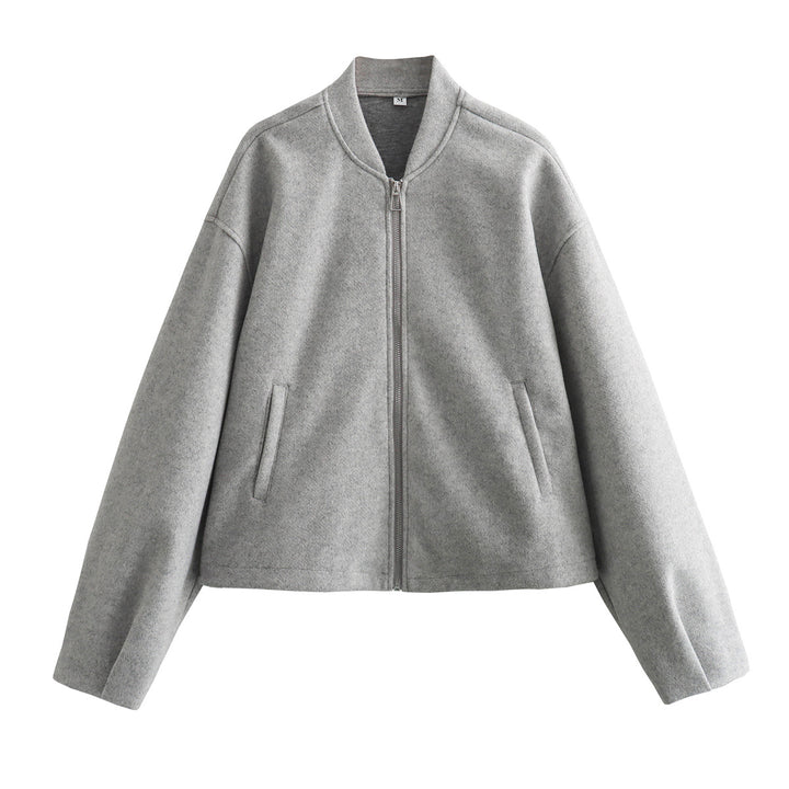Damen Bomberjacke aus bequemen Material Drune