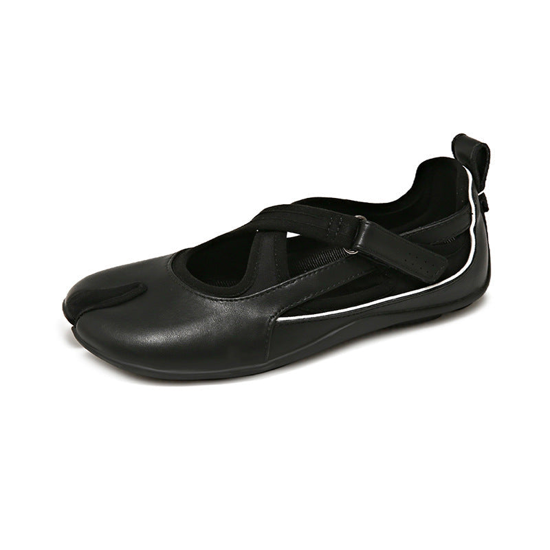 Damen Sportliche Ballerinas mit flexiblem Riemchen und atmungsaktivem Obermaterial Drune