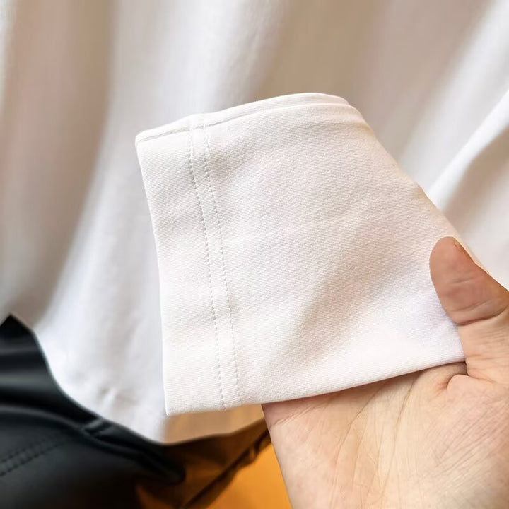 Damen Langarmshirt aus atmungsaktivem Baumwollmix mit modernem Schnitt Drune