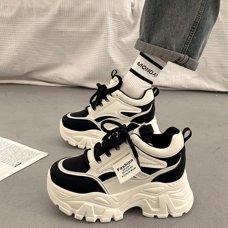 Damen Chunky Sneakers mit dicker Sohle und modischem Design Drune