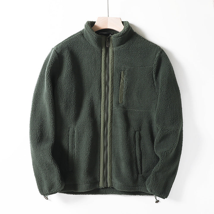 Damen Fleecejacke mit hohen Kragen und praktischen Reißverschlusstaschen Drune