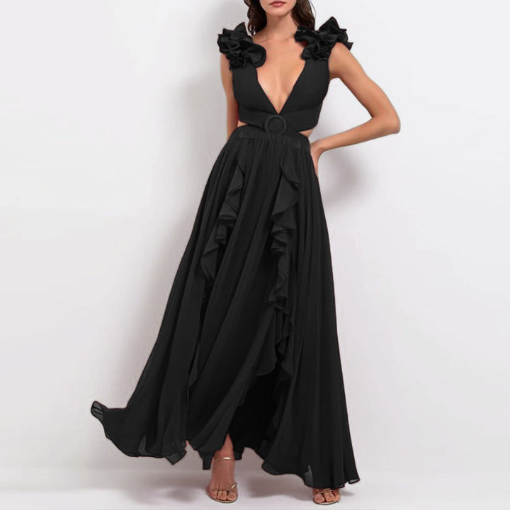Damen Schwimmanzug mit voluminösen Rüschendetails und aufregendem Schnitt Drune