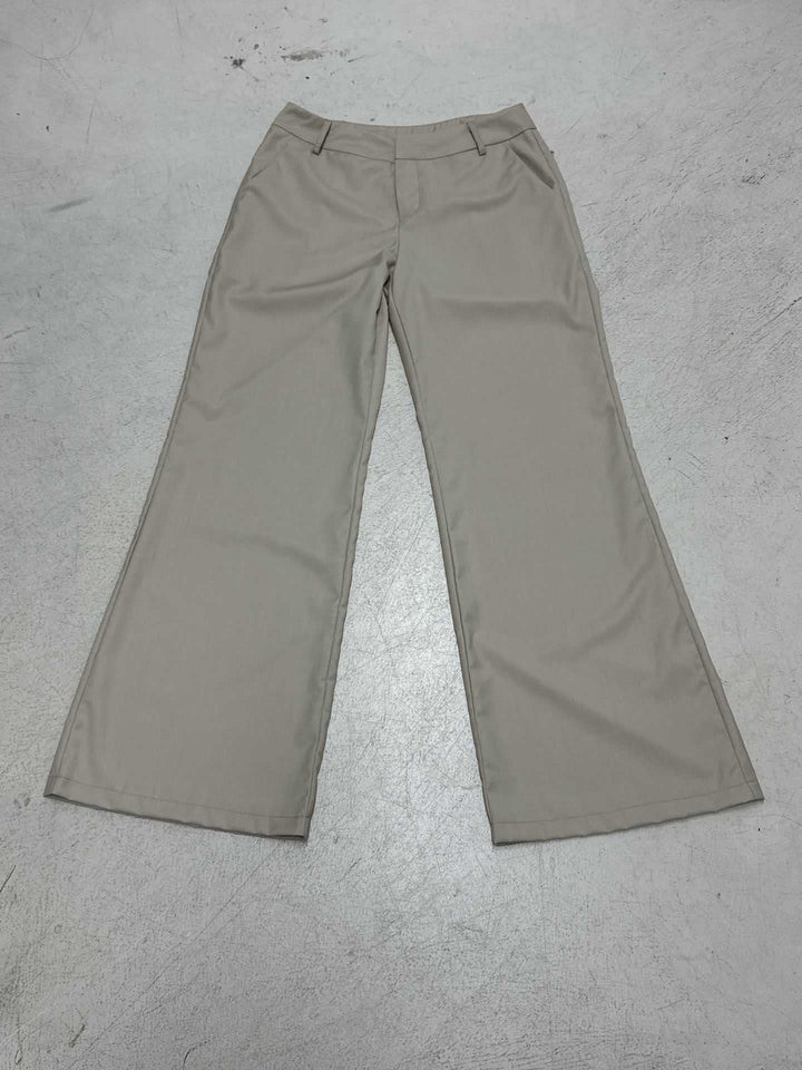 Damen weite Business-Hose mit hohem Bund und eleganten Taschen Drune
