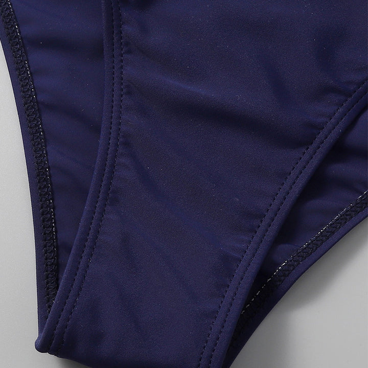 Damen Zweiteiliges Bikiniset mit asymmetrischem Oberteil Drune