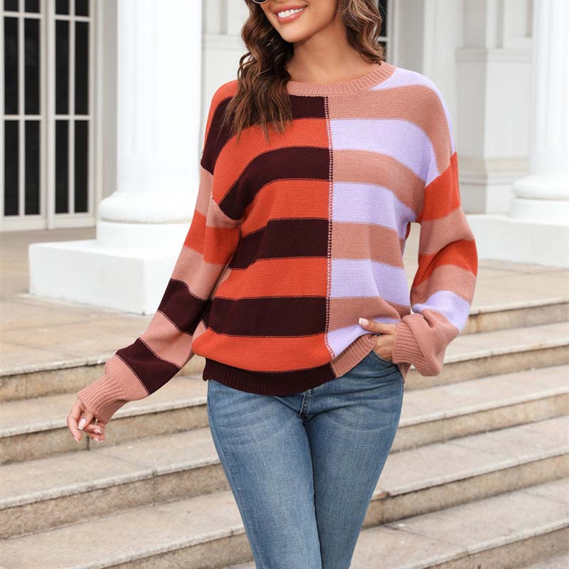 Drune | Gestreifter Strickpullover für Stilvolle Outfits