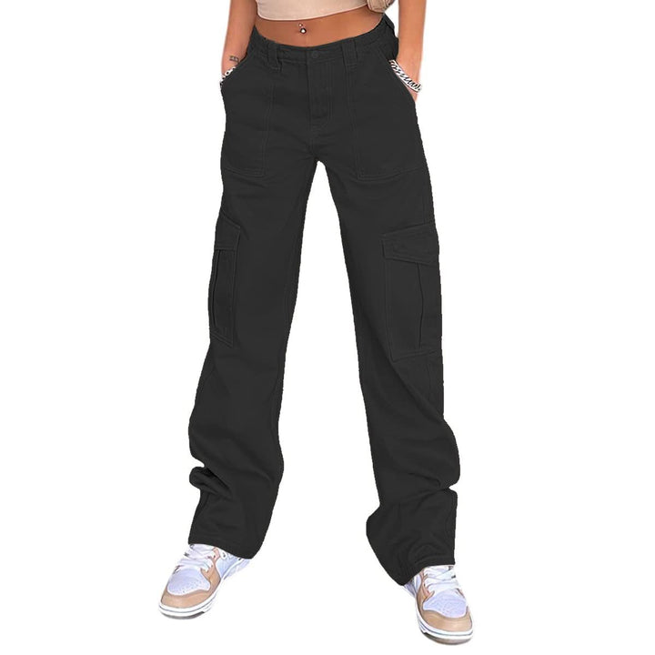 Damen Cargo-Hose mit lässigem Schnitt und praktischen Seitentaschen Drune