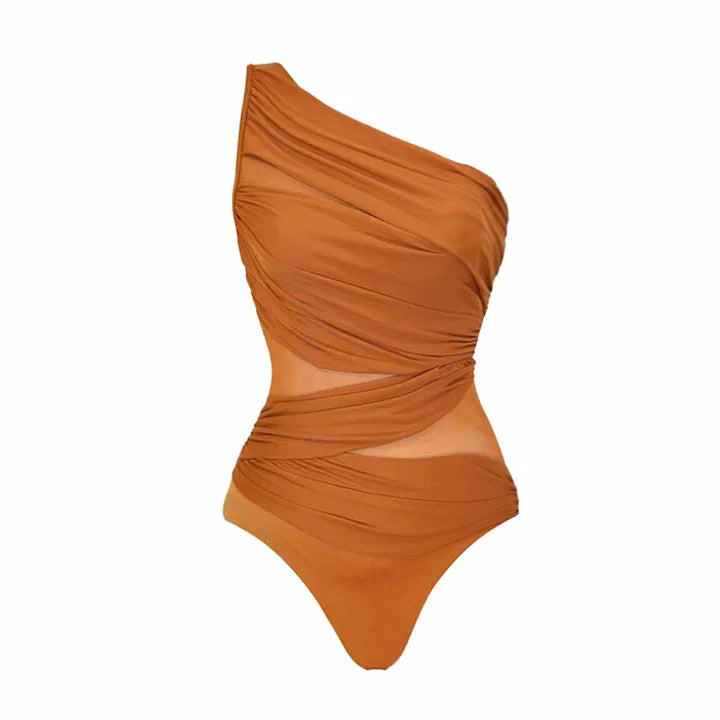 Damen modisches Zweiteiler Bikini-Set mit eleganter Wickelrock Drune