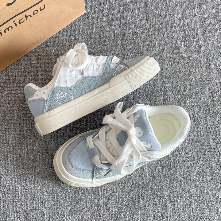 Damen Sneaker mit verspieltem Tierdesign und atmungsaktivem Obermaterial Drune