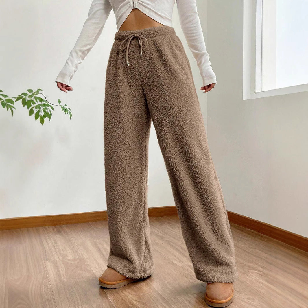 Damen Flauschige Relax-Hose Drune