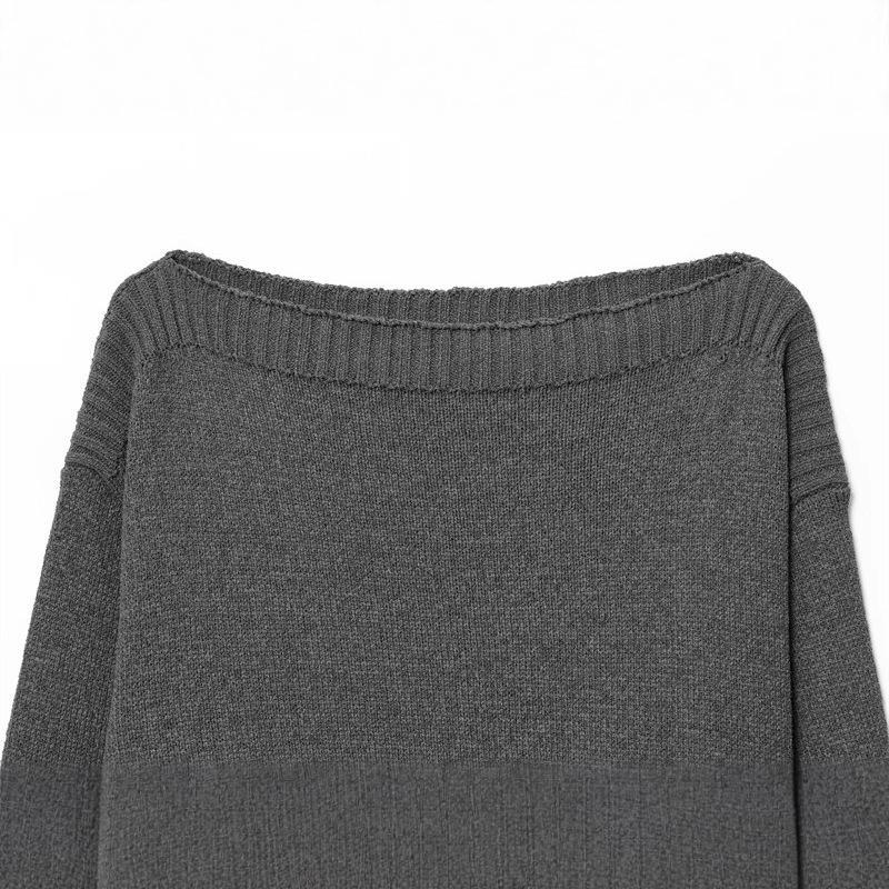 Damen kuscheliger Strickpullover mit weitem Schnitt und Rippbündchen Drune