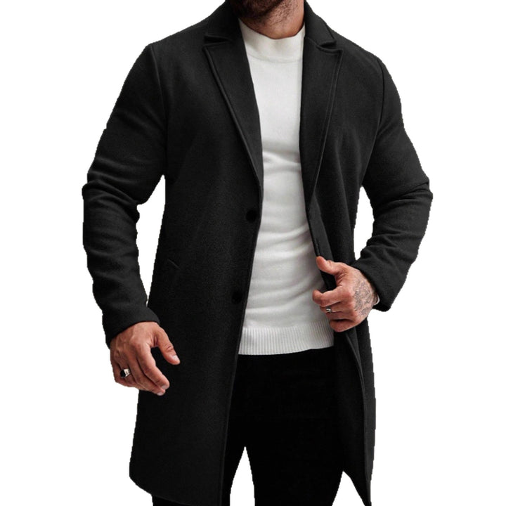 Herren eleganter Wollmantel Drune
