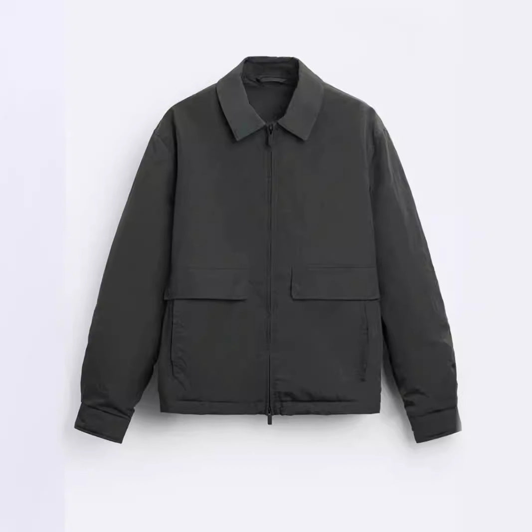 Herren lässige Jacke mit praktischen Taschen und modernem Schnitt Drune