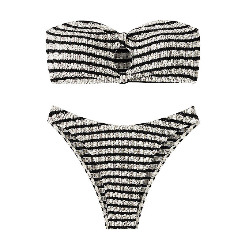 Damen Bandeau-Bikini mit trendy Ausschnitt Drune