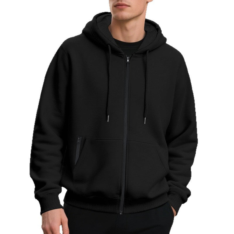 Herren Zip-Hoodie mit praktischen Taschen und atmungsaktiver Fleece-Innenausstattung Drune