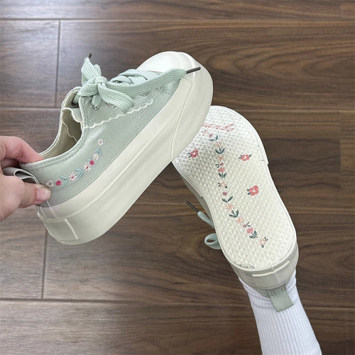 Damen Trendige Freizeitsneaker mit verspielten Rüschen-Details und dämpfender Sohle Drune