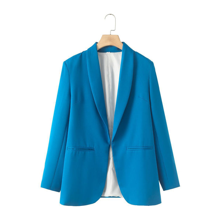Damen Eleganter Blazer mit sanften Schultern und luxuriösem Innenfutter Drune