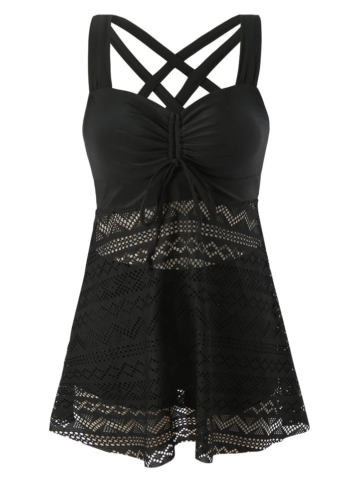 Damen Schwimmkleid mit raffinierter Rückenpartie und sehr elastischer Stoffqualität Drune
