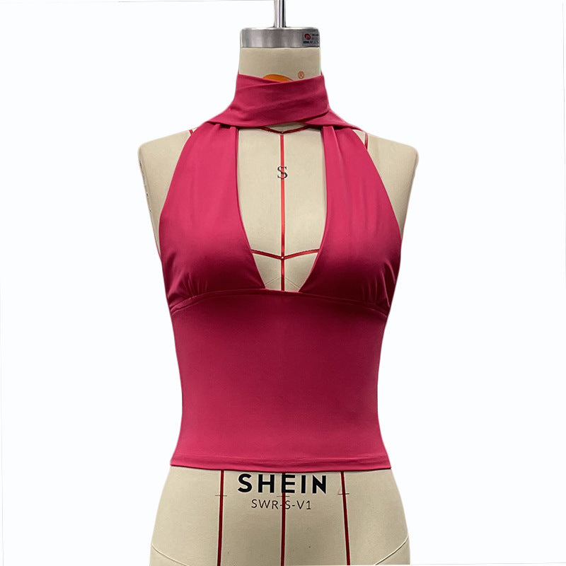 Damen Neckholder-Top mit verspieltem Design Drune