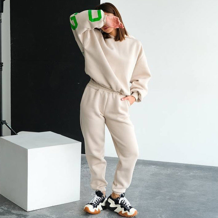 Damen lässiger Oversized Hoodie mit sportlichen Details Drune