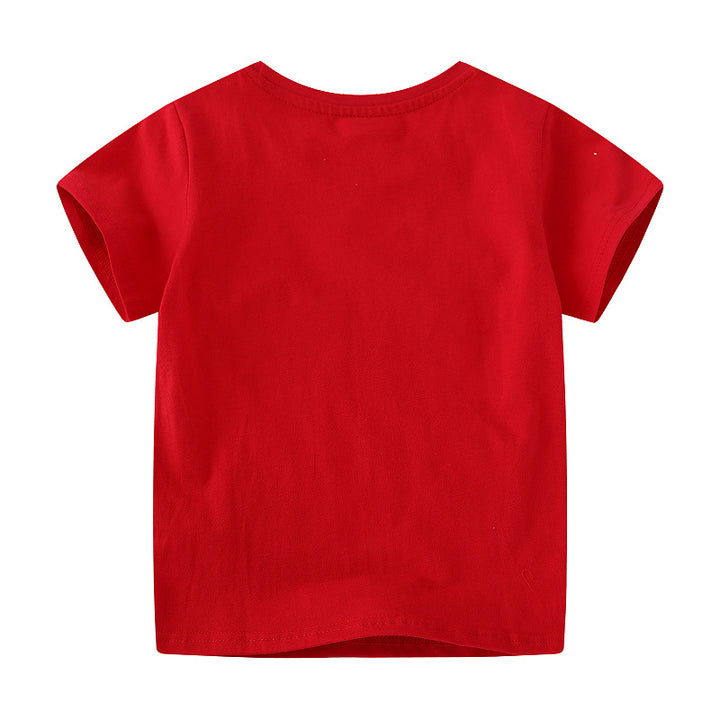 Jungen T-Shirt mit bunten Dinosaurierapplikationen Drune