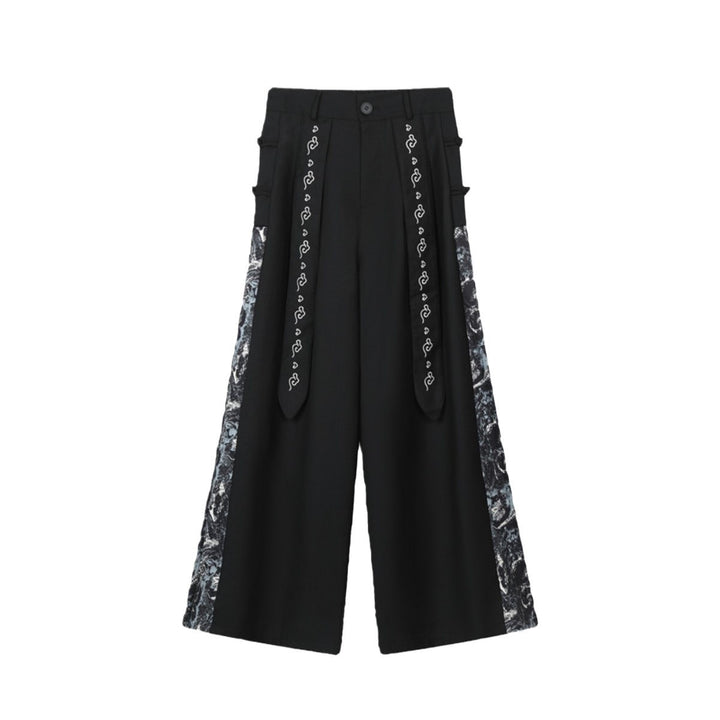 Herren weite Hose mit eleganten Seitenakzenten Drune