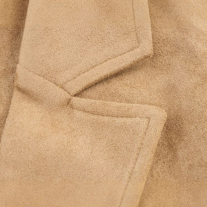 Damen Lässiger Kunstleder-Mantel mit übergroßem Schnitt Drune