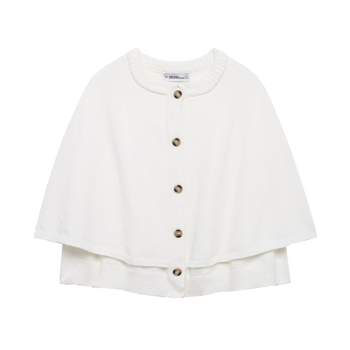 Damen Strick Poncho Drune