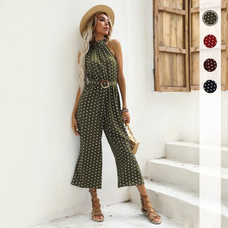 Damen Jumpsuit mit hochgeschlossenem Design und eleganter Taillierung Drune