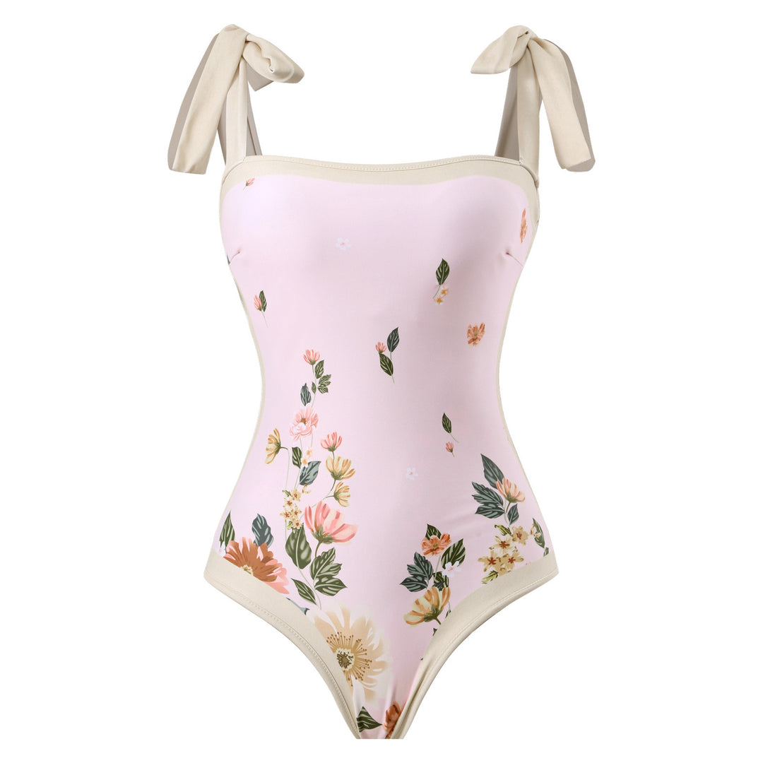 Damen Eleganter Schwimmanzug mit floralem Design Drune