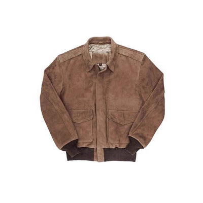 Herren Wildlederjacke mit hochwertiger Verarbeitung und praktischen Taschen Drune