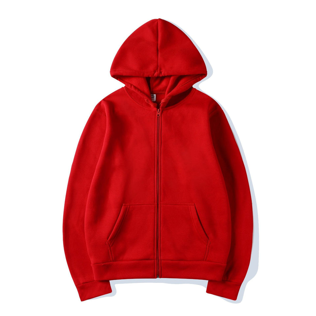 Damen Kapuzensweatshirt mit durchgehendem Reißverschluss und seitlichen Taschen Drune