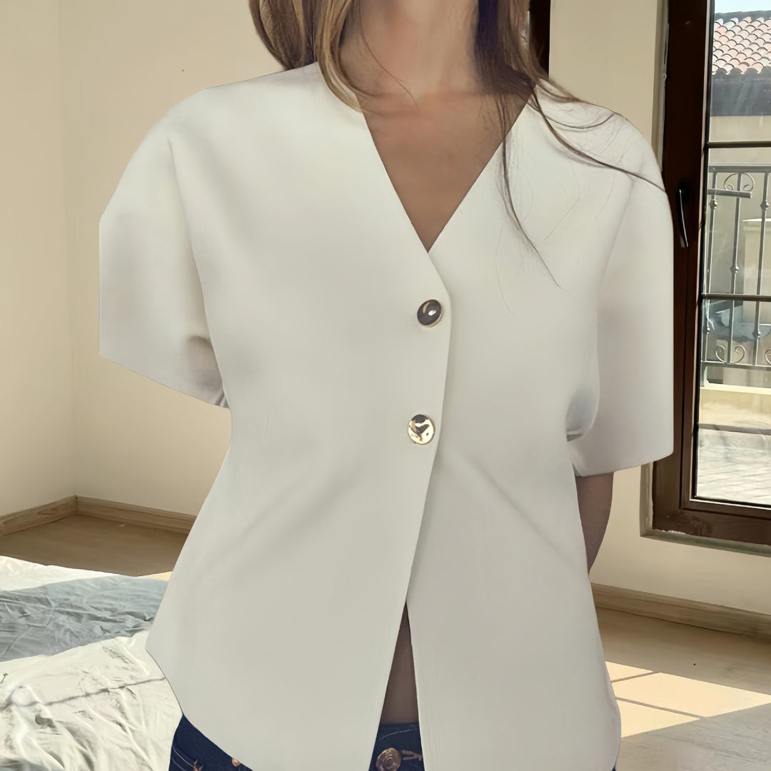 Damen Bluse mit innovativem Schnitt und eleganten Details Drune