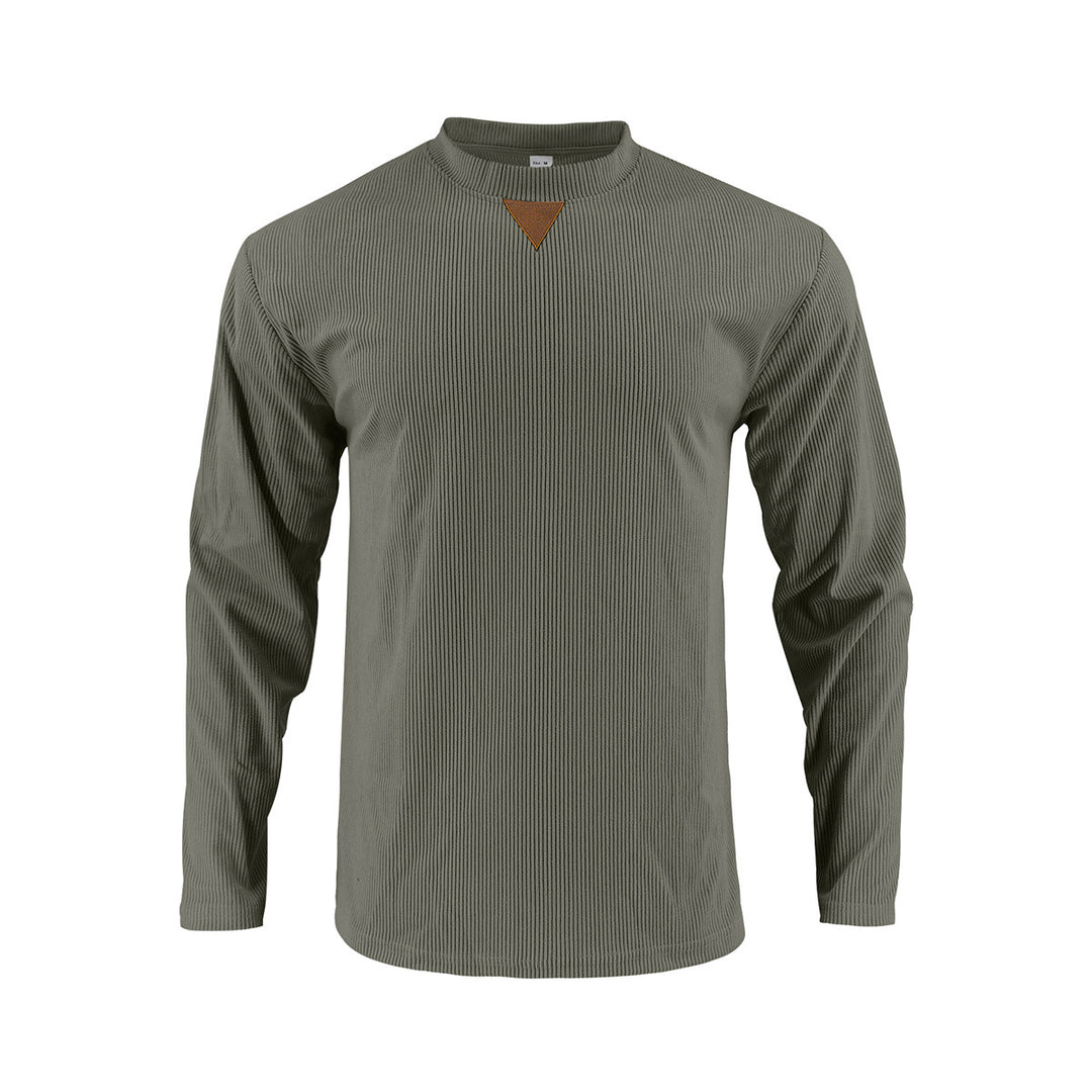 Herren Langarmshirt mit strukturiertem Rippdesign Drune