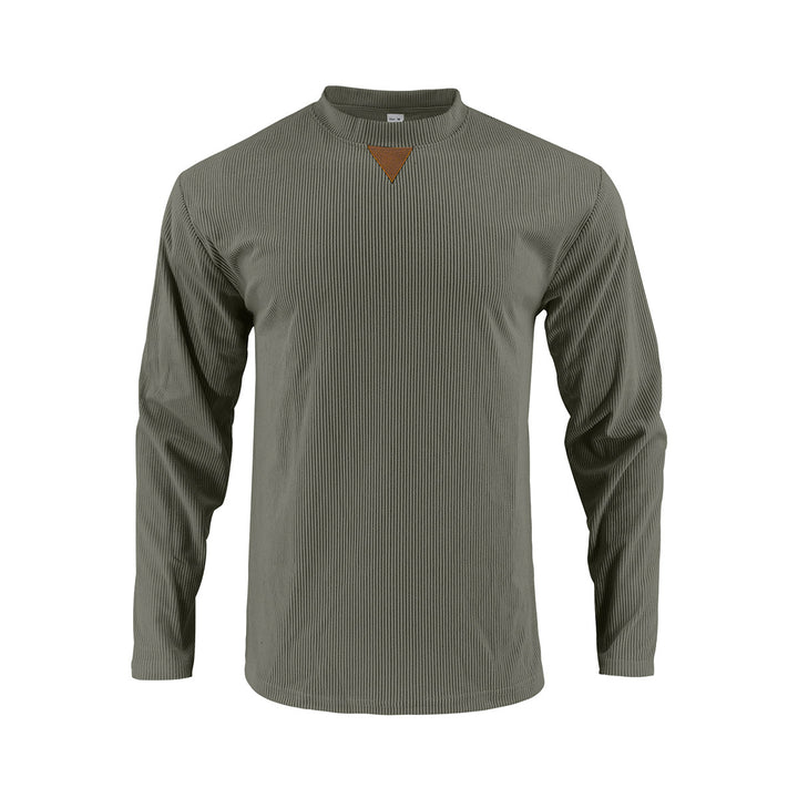 Herren Langarmshirt mit strukturiertem Rippdesign Drune